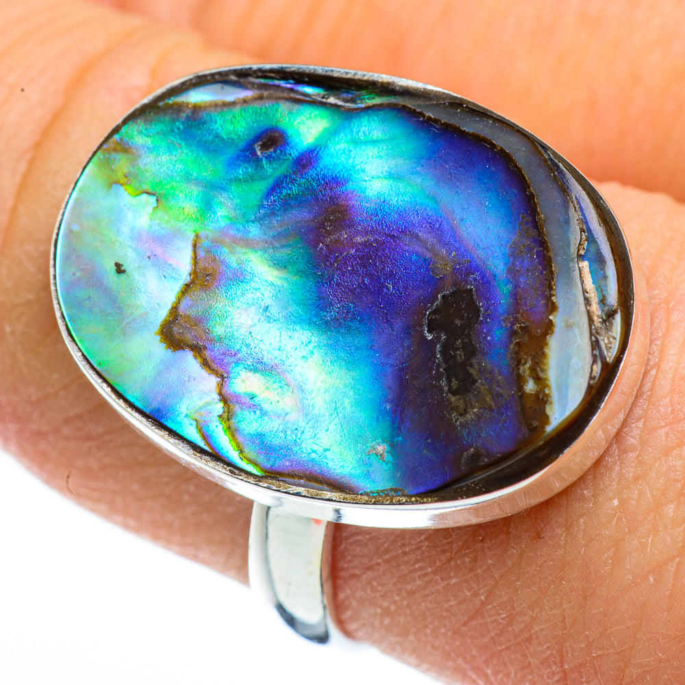 Abalone Shell Rings handcrafted by Anasilvercos - RING45539