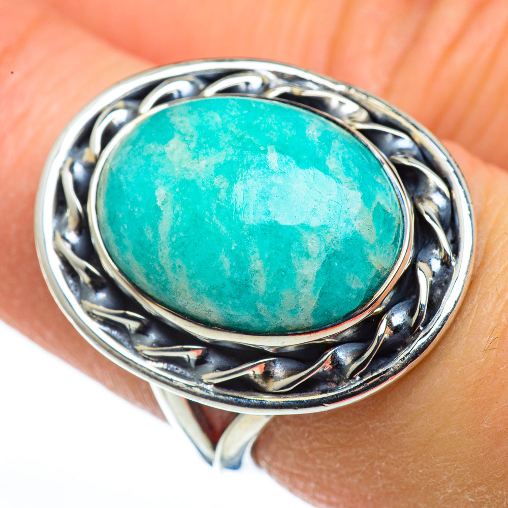Amazonite Rings handcrafted by Anasilvercos - RING45603