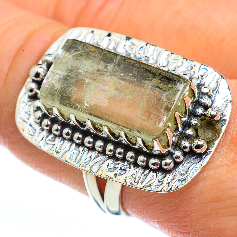 Prehnite Rings handcrafted by Anasilvercos - RING45802