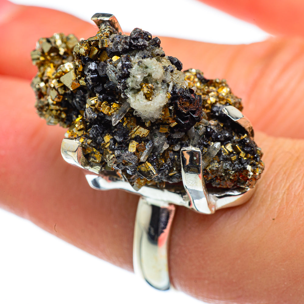 Bismuth Crystal Rings handcrafted by Anasilvercos - RING45826