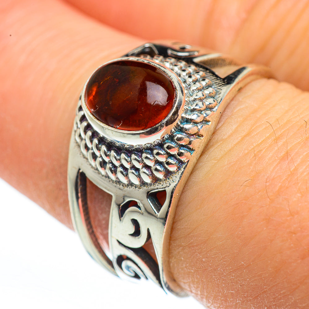Baltic Amber Rings handcrafted by Anasilvercos - RING45976