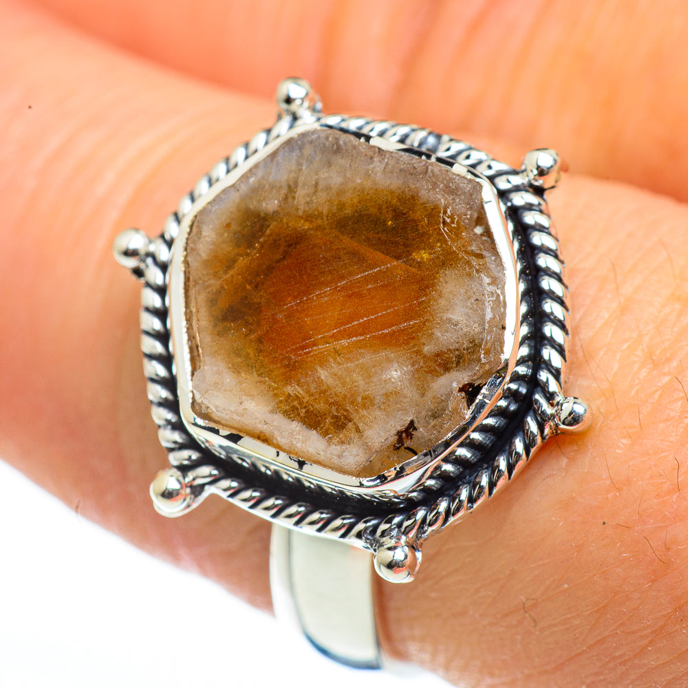 Citrine Rings handcrafted by Anasilvercos - RING46119