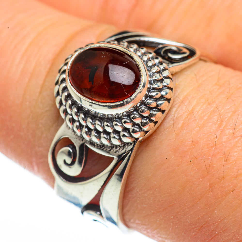 Baltic Amber Rings handcrafted by Anasilvercos - RING46148