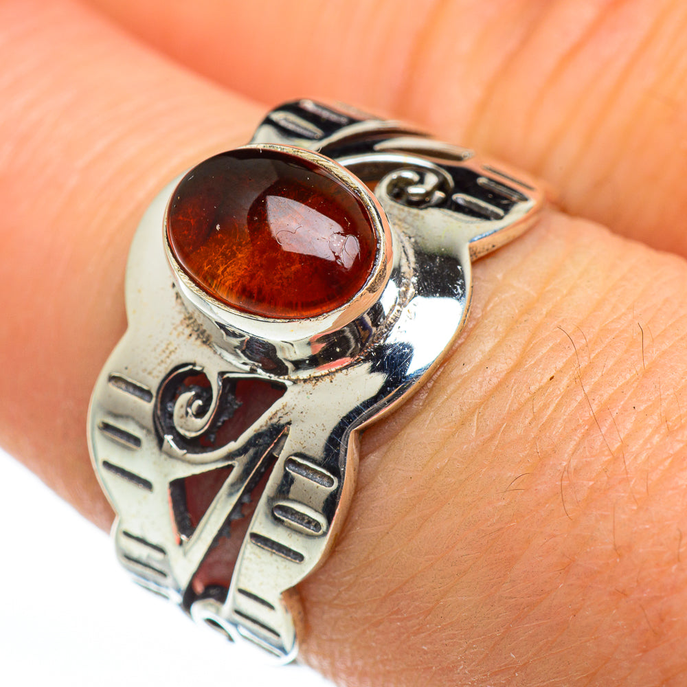 Baltic Amber Rings handcrafted by Anasilvercos - RING46157