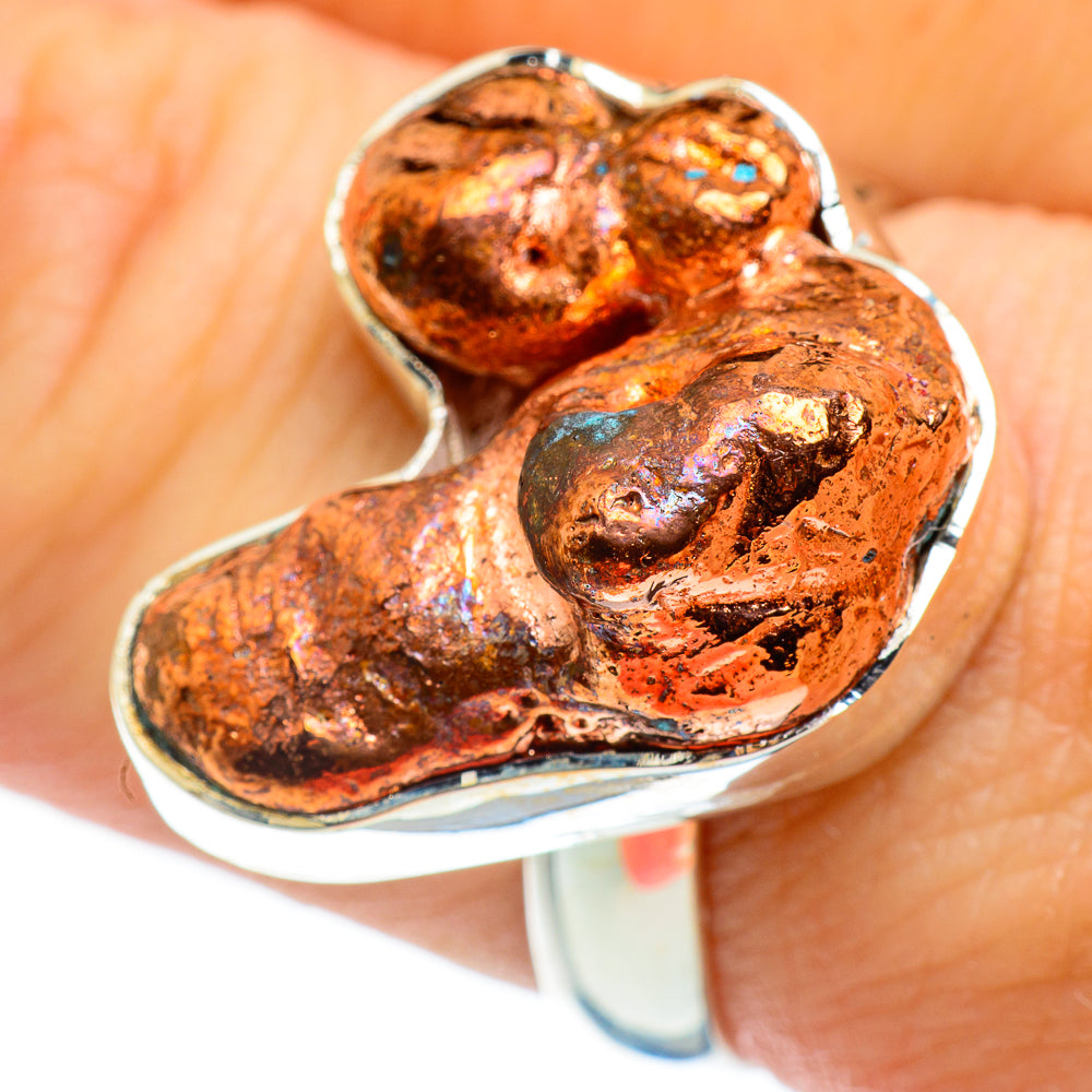 Splash Copper Rings handcrafted by Anasilvercos - RING46308