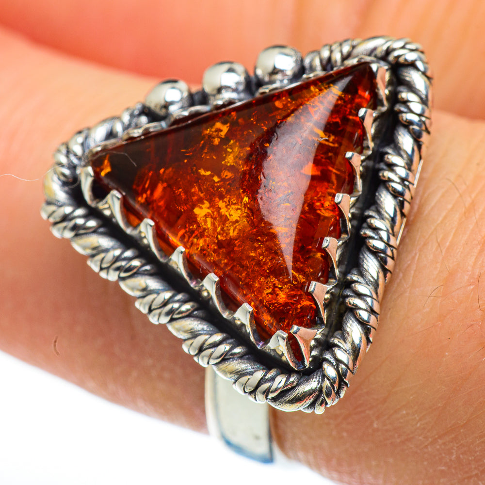 Baltic Amber Rings handcrafted by Anasilvercos - RING46360