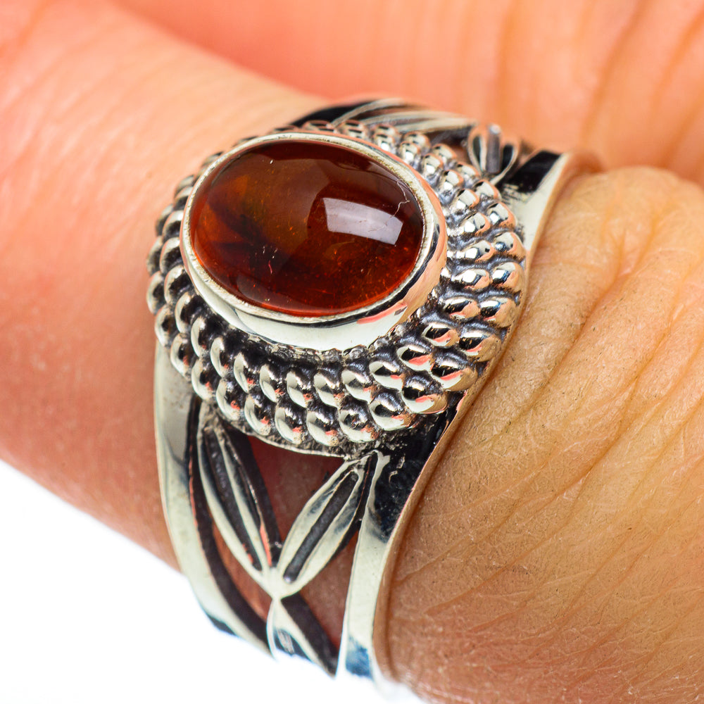 Baltic Amber Rings handcrafted by Anasilvercos - RING46480