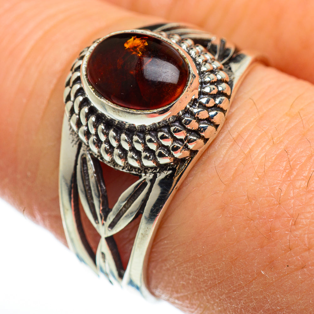 Baltic Amber Rings handcrafted by Anasilvercos - RING46568