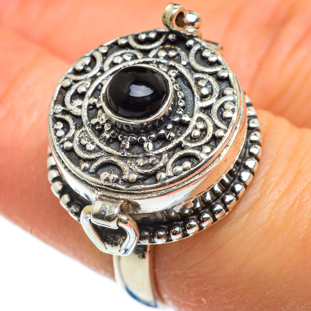 Black Onyx Rings handcrafted by Anasilvercos - RING46577