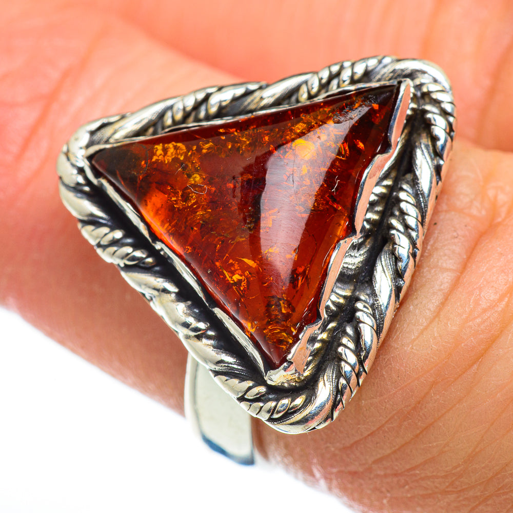 Baltic Amber Rings handcrafted by Anasilvercos - RING46624