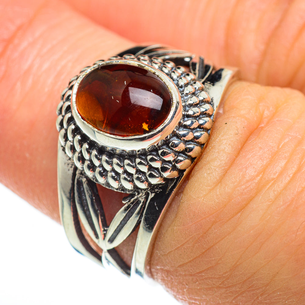 Baltic Amber Rings handcrafted by Anasilvercos - RING46625