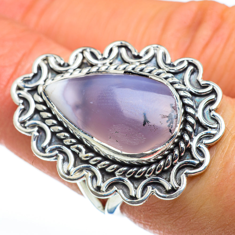 Dendritic Opal Rings handcrafted by Anasilvercos - RING46685