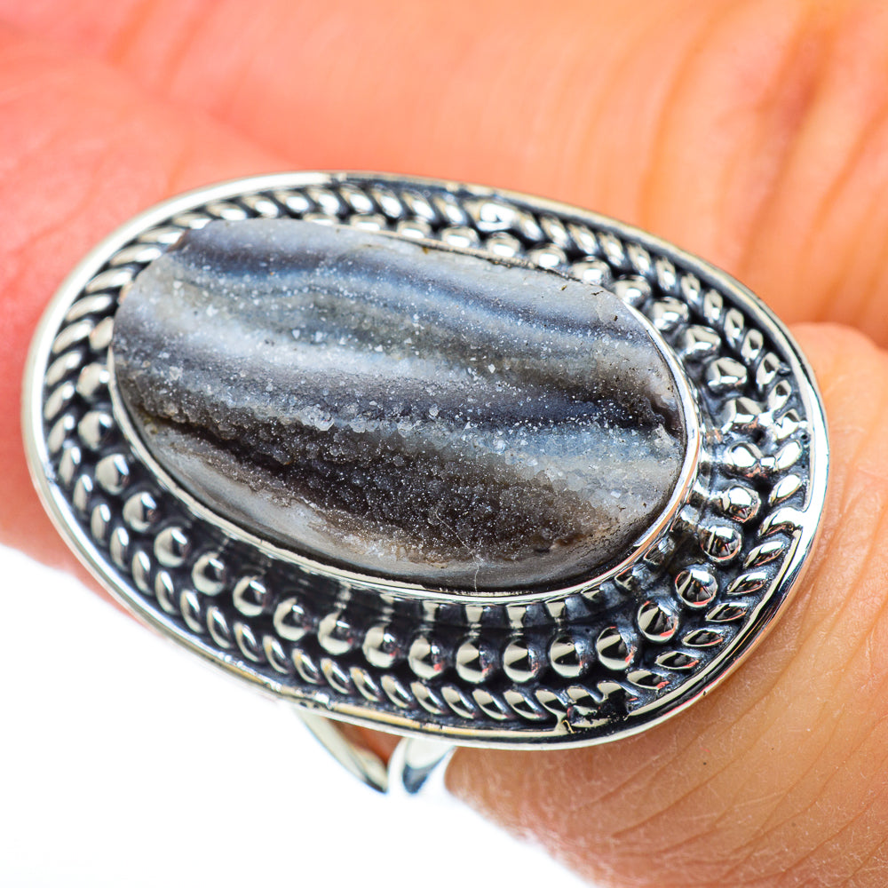 Desert Druzy Rings handcrafted by Anasilvercos - RING46723