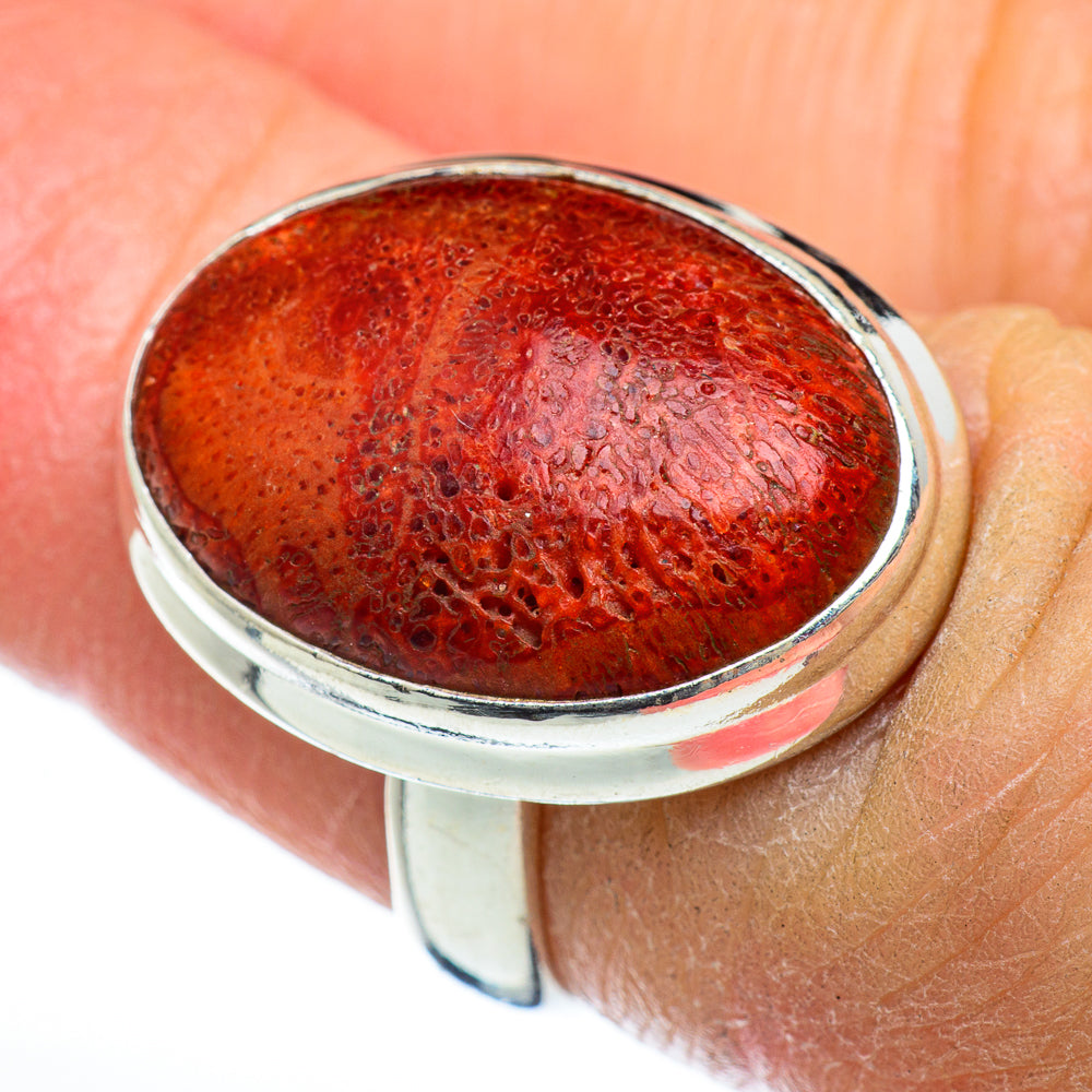 Sponge Coral Rings handcrafted by Anasilvercos - RING46768