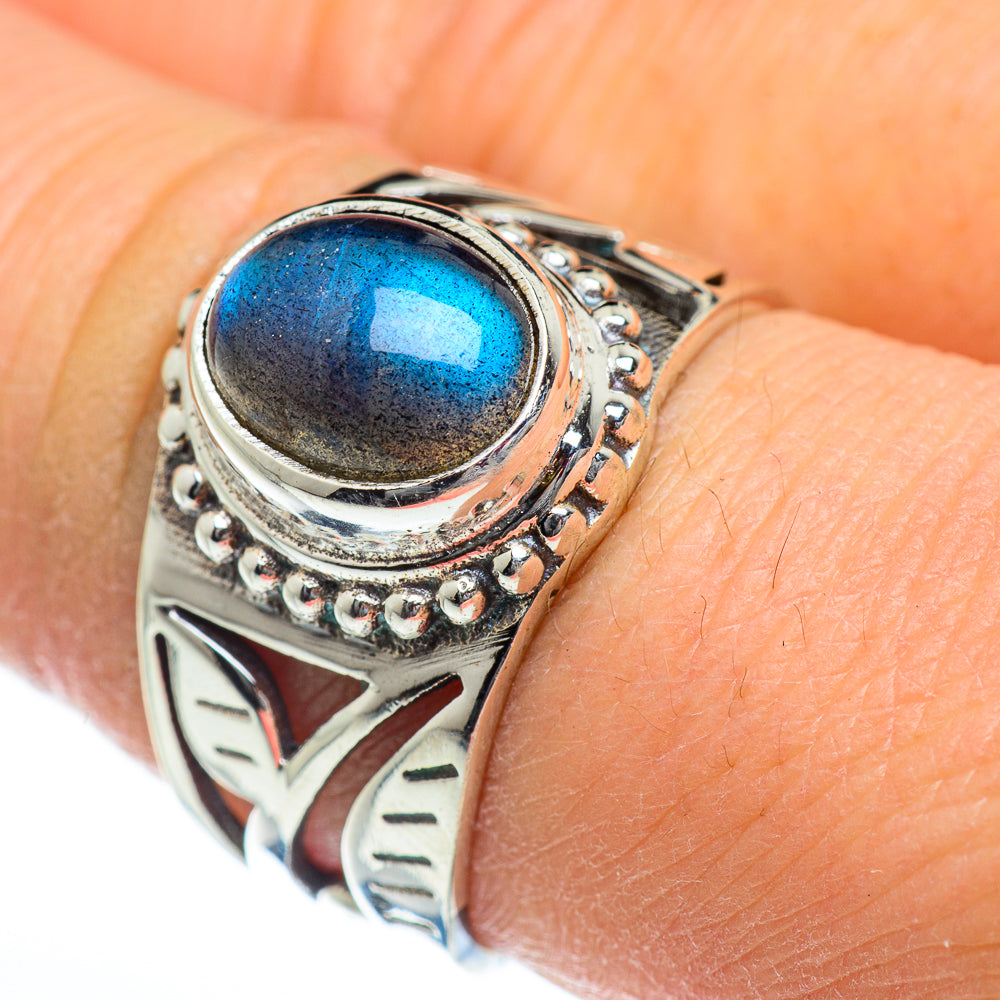 Labradorite Rings handcrafted by Anasilvercos - RING46817
