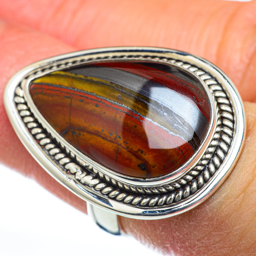 Butterfly Jasper Rings handcrafted by Anasilvercos - RING46821