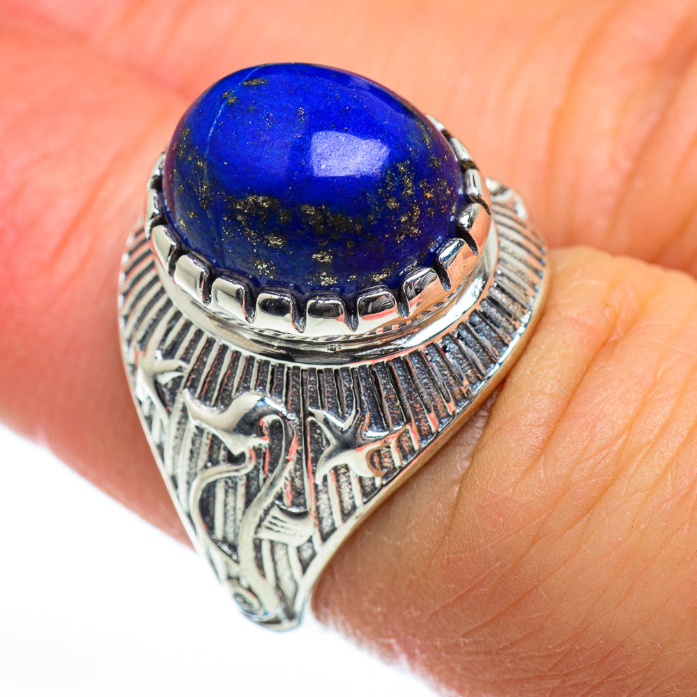 Lapis Lazuli Rings handcrafted by Anasilvercos - RING46912