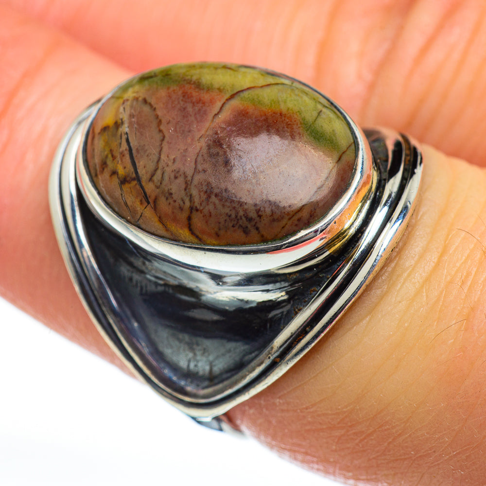 Willow Creek Jasper Rings handcrafted by Anasilvercos - RING46917