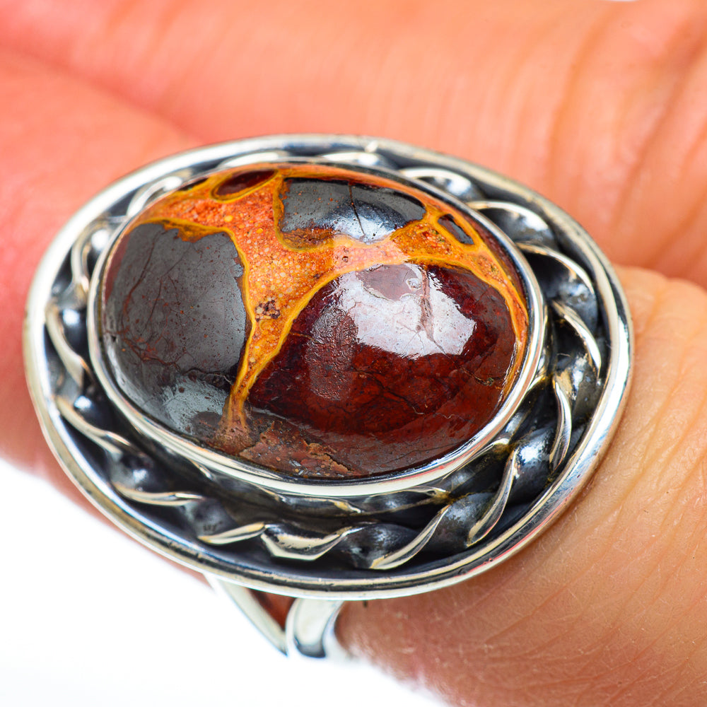 Chert Breccia Rings handcrafted by Anasilvercos - RING46937