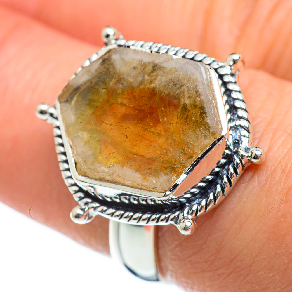 Citrine Rings handcrafted by Anasilvercos - RING46991