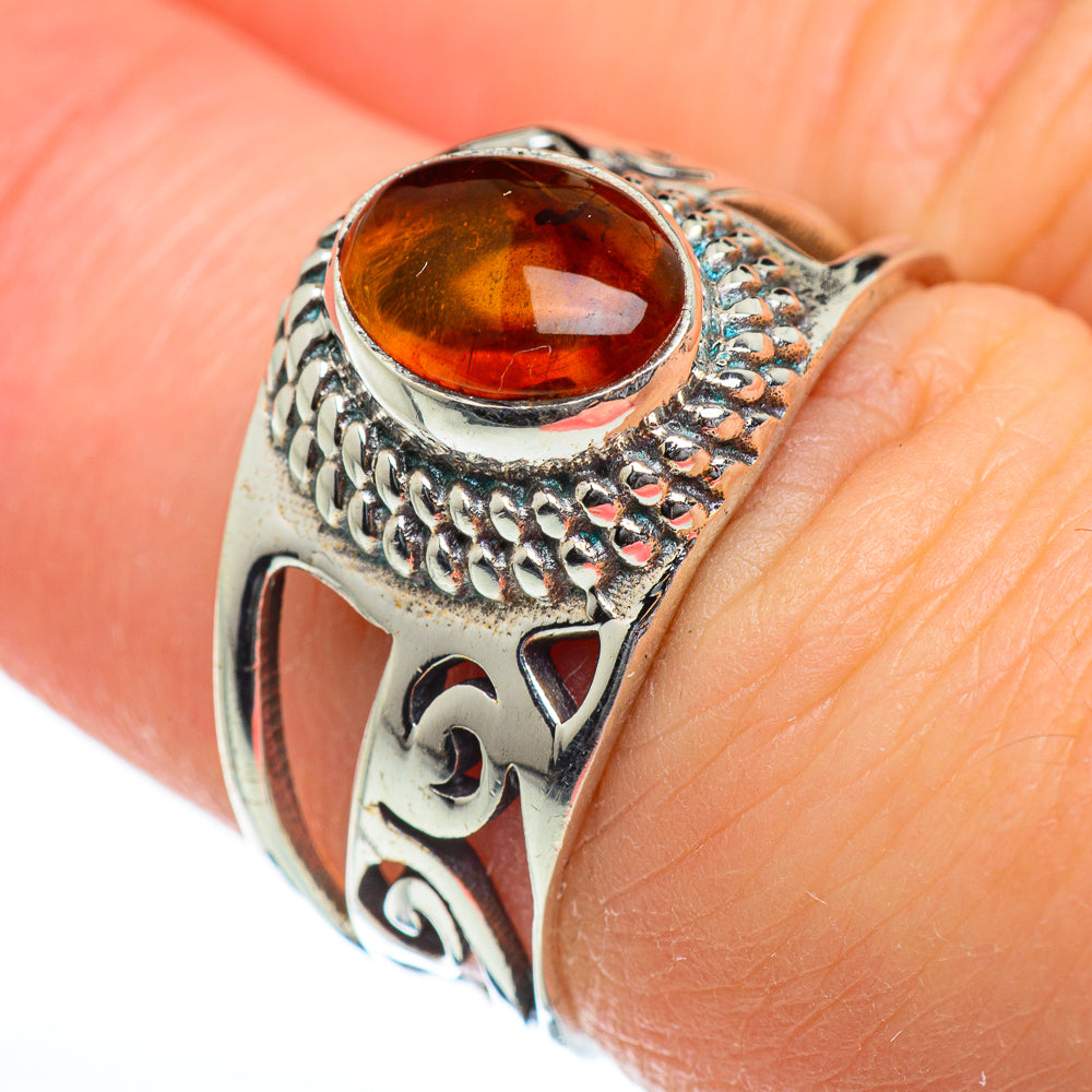 Baltic Amber Rings handcrafted by Anasilvercos - RING47007
