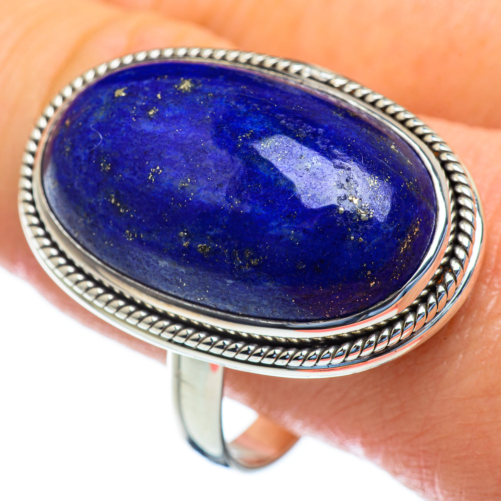 Lapis Lazuli Rings handcrafted by Anasilvercos - RING47123