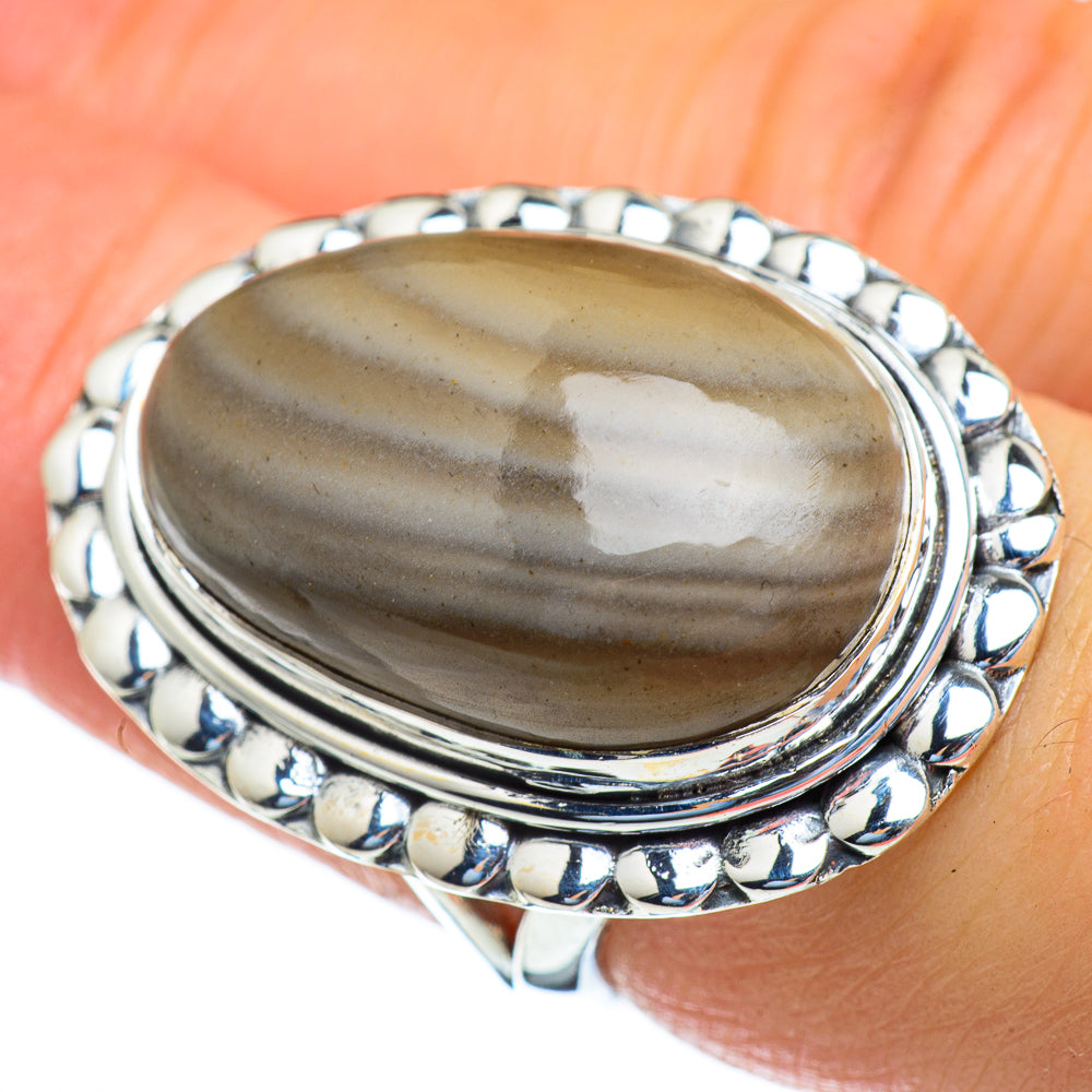 Imperial Jasper Rings handcrafted by Anasilvercos - RING47172