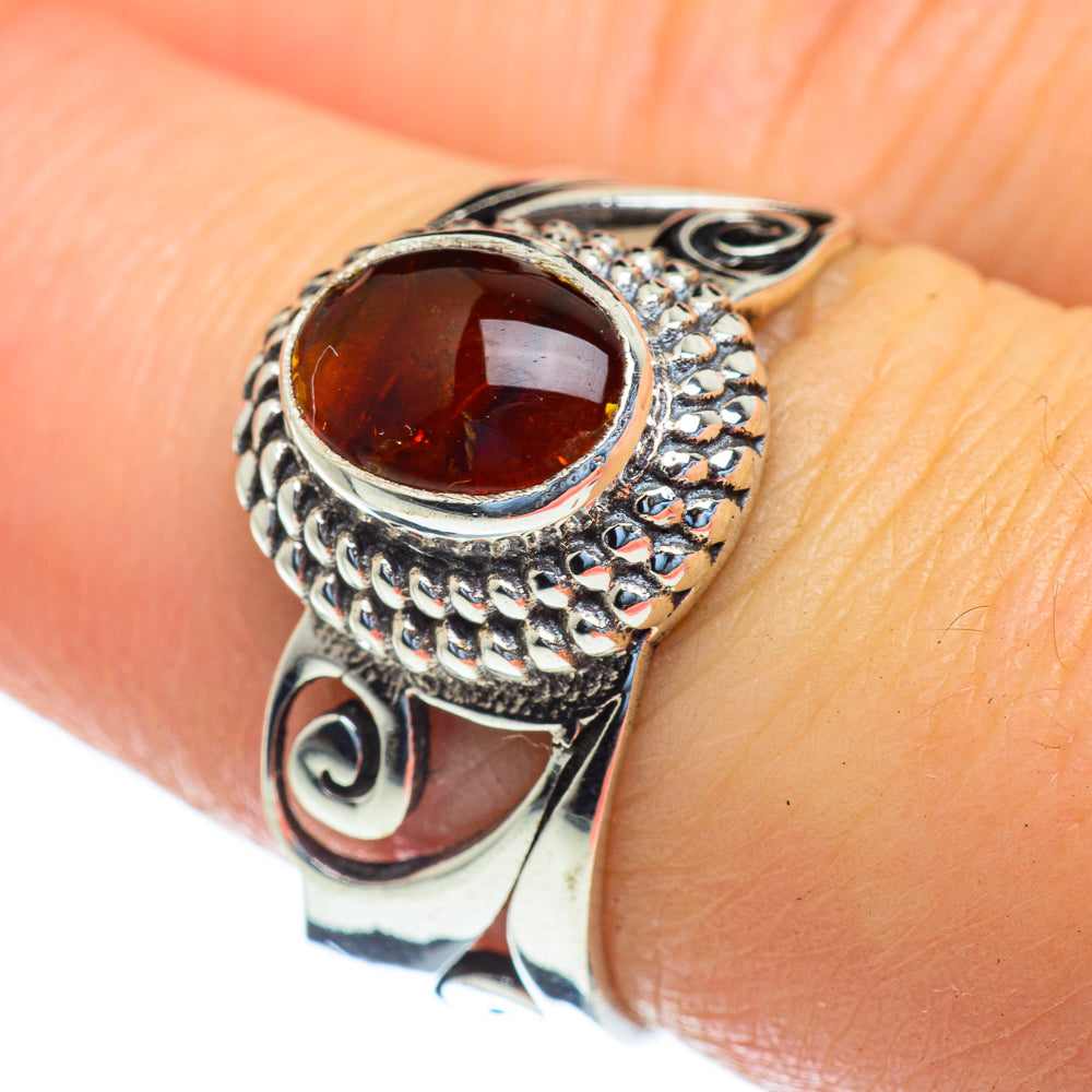 Baltic Amber Rings handcrafted by Anasilvercos - RING47220