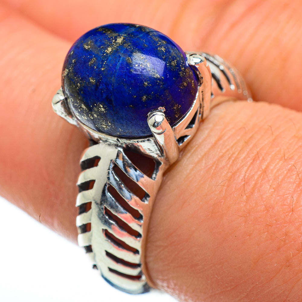 Lapis Lazuli Rings handcrafted by Anasilvercos - RING47357