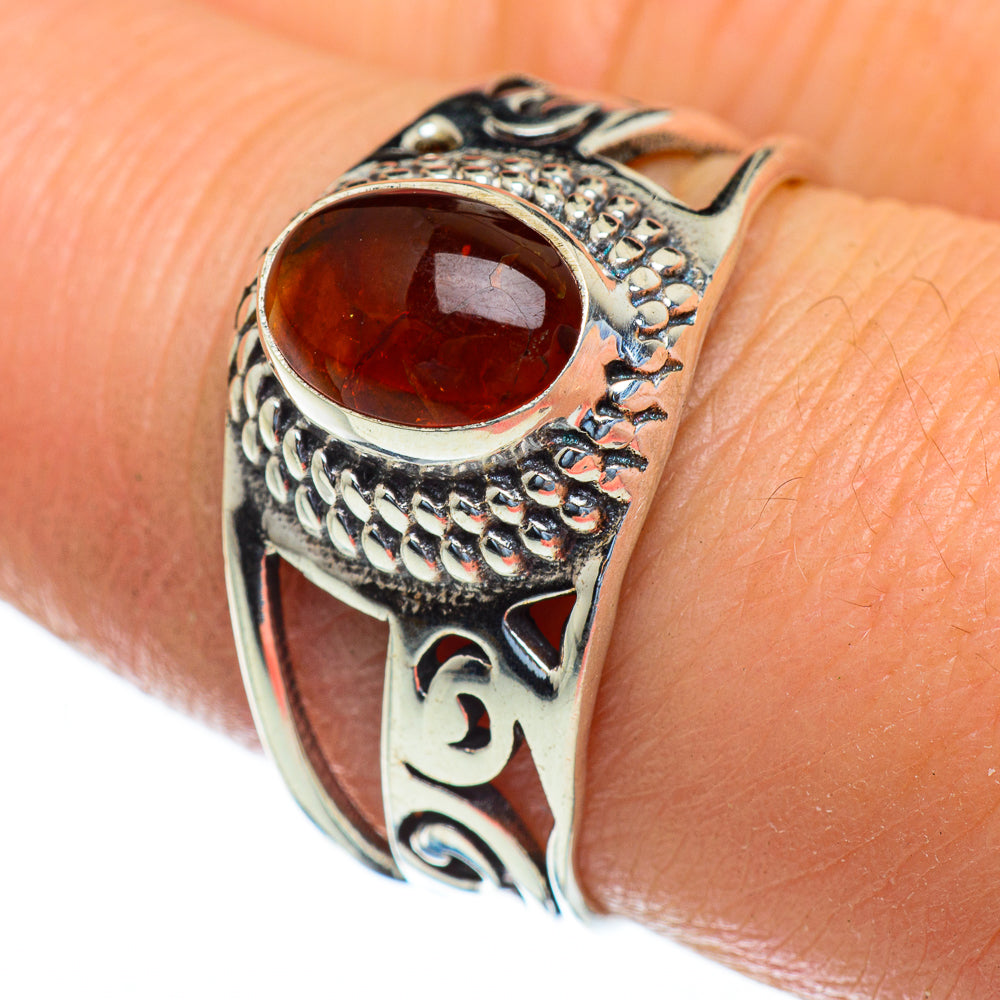 Baltic Amber Rings handcrafted by Anasilvercos - RING47444