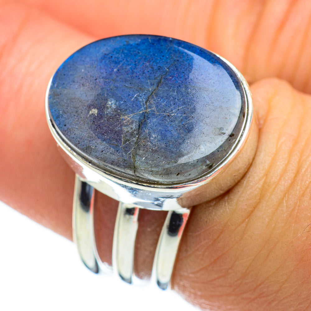 Labradorite Rings handcrafted by Anasilvercos - RING47455