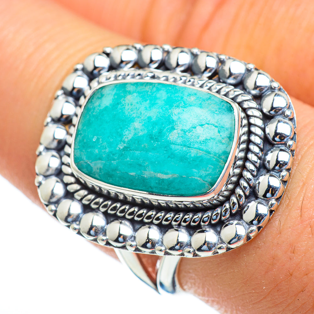 Amazonite Rings handcrafted by Anasilvercos - RING47463