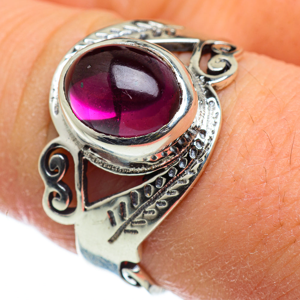 Garnet Rings handcrafted by Anasilvercos - RING47510