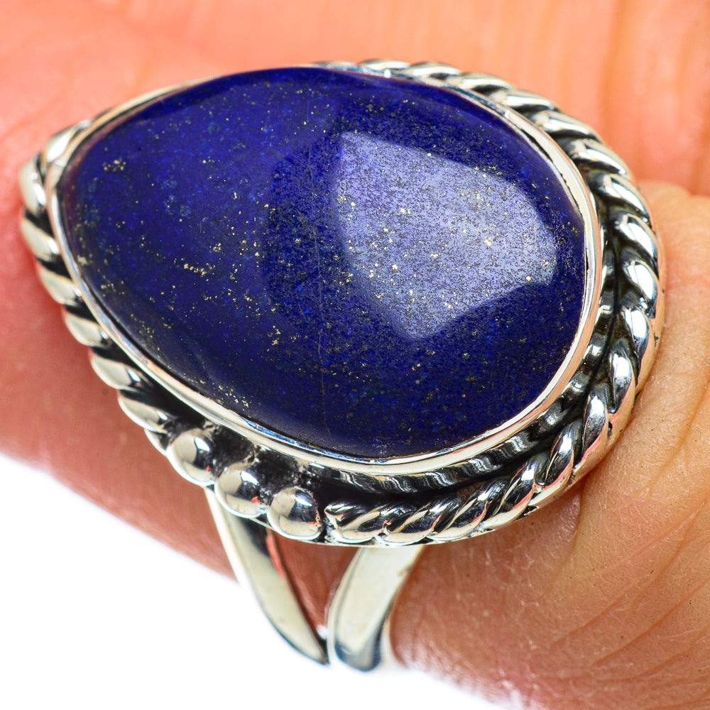 Lapis Lazuli Rings handcrafted by Anasilvercos - RING47656