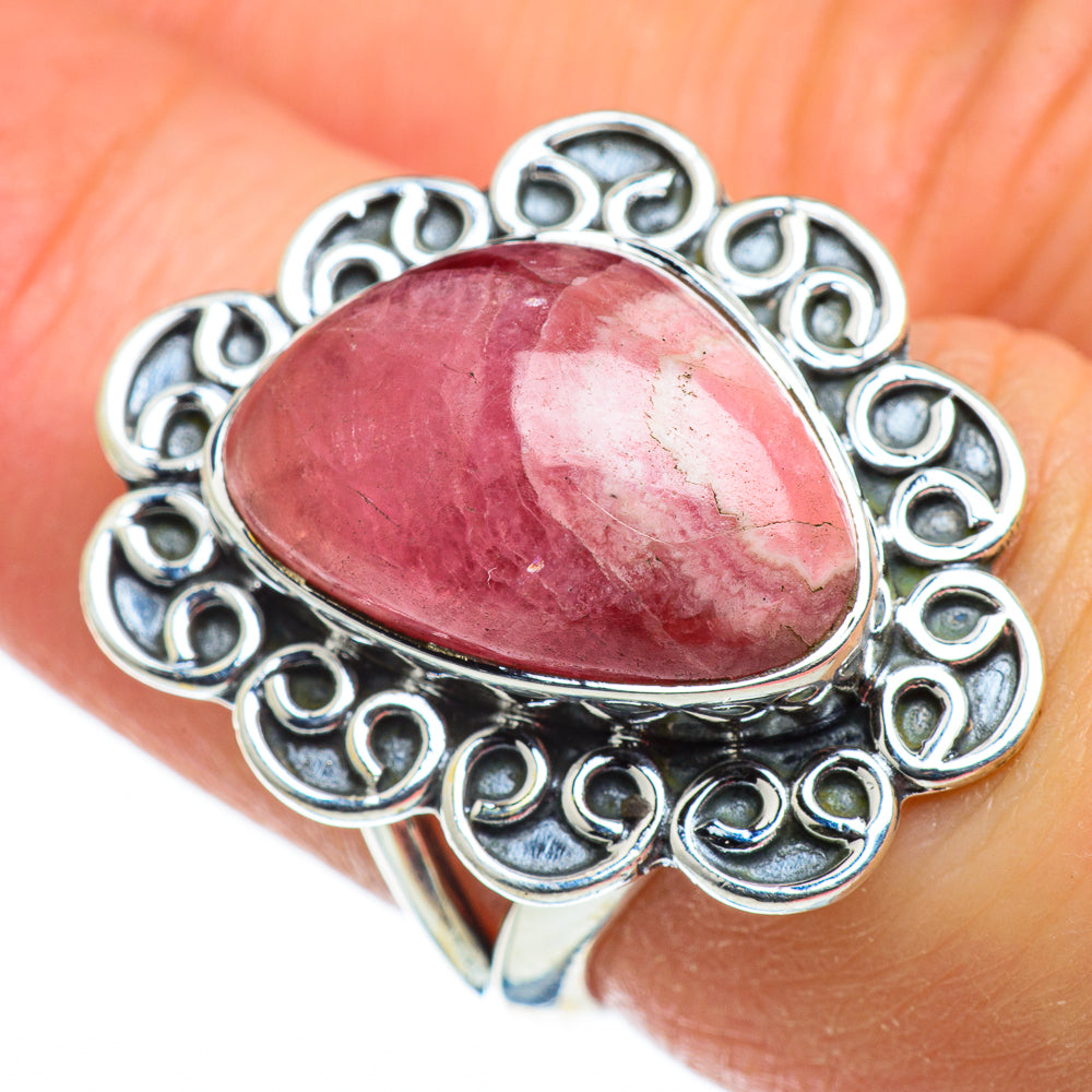Rhodochrosite Rings handcrafted by Anasilvercos - RING47723