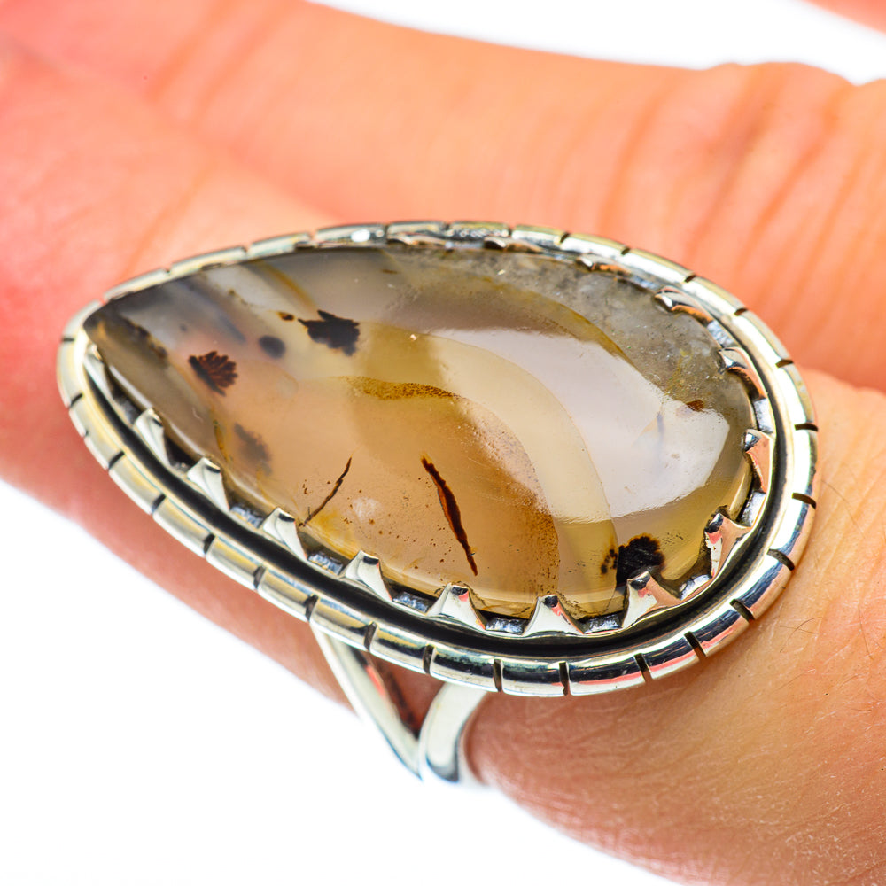 Montana Agate Rings handcrafted by Anasilvercos - RING47862
