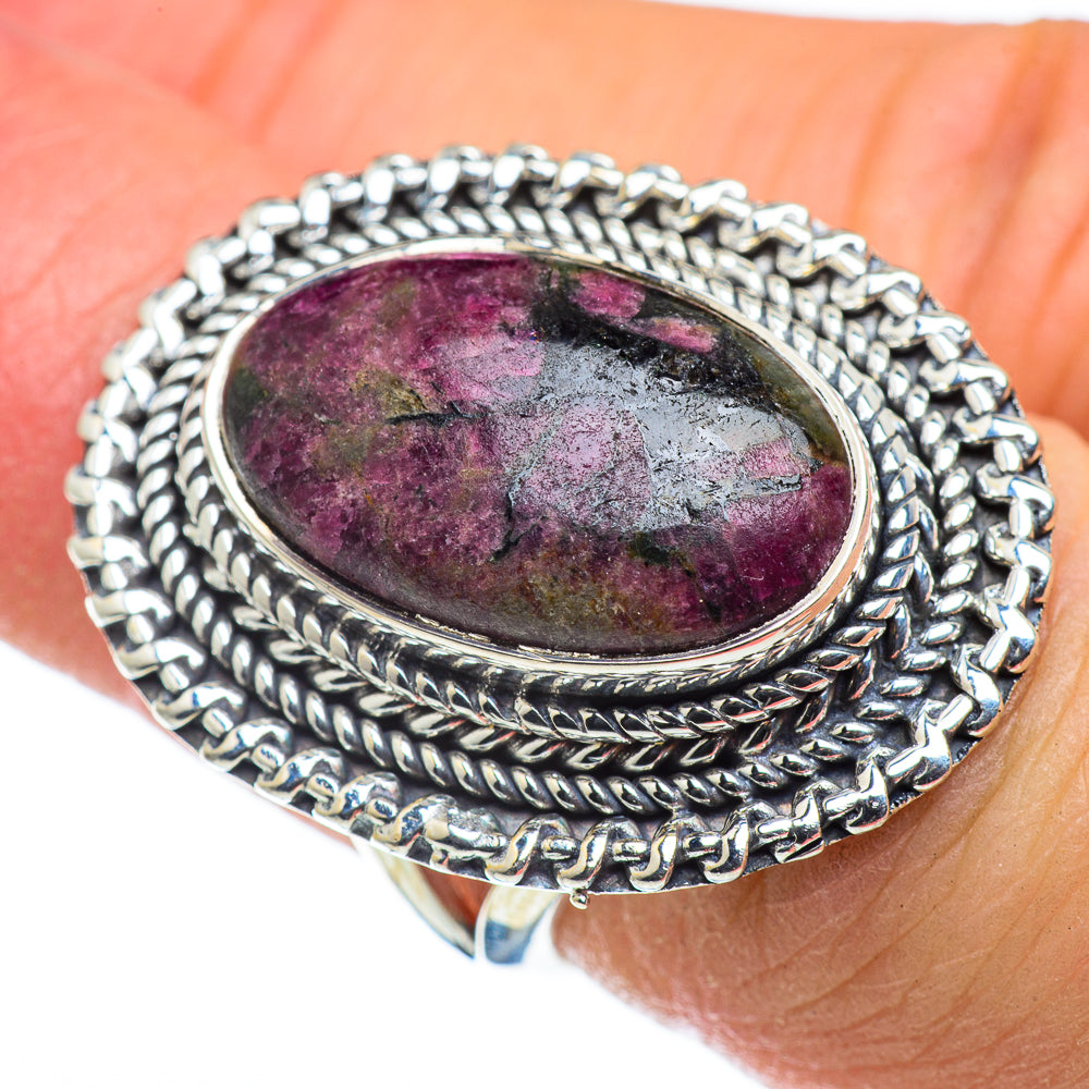 Russian Eudialyte Rings handcrafted by Anasilvercos - RING47863