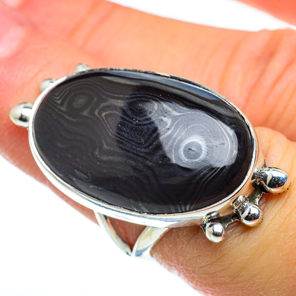 Psilomelane Rings handcrafted by Anasilvercos - RING47868