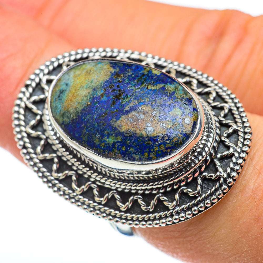 Azurite Rings handcrafted by Anasilvercos - RING47875