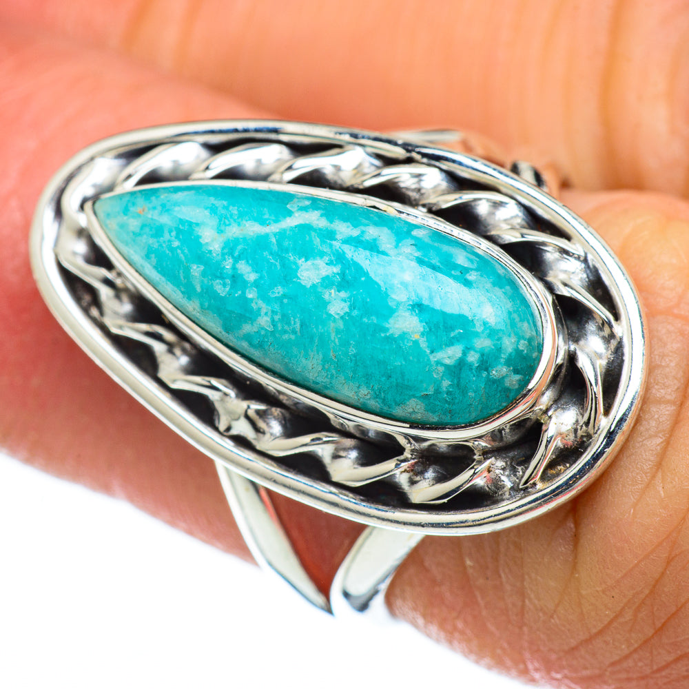 Amazonite Rings handcrafted by Anasilvercos - RING47900