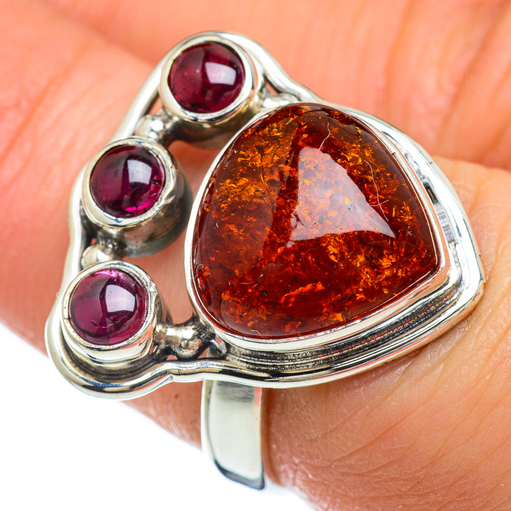 Baltic Amber Rings handcrafted by Anasilvercos - RING47905