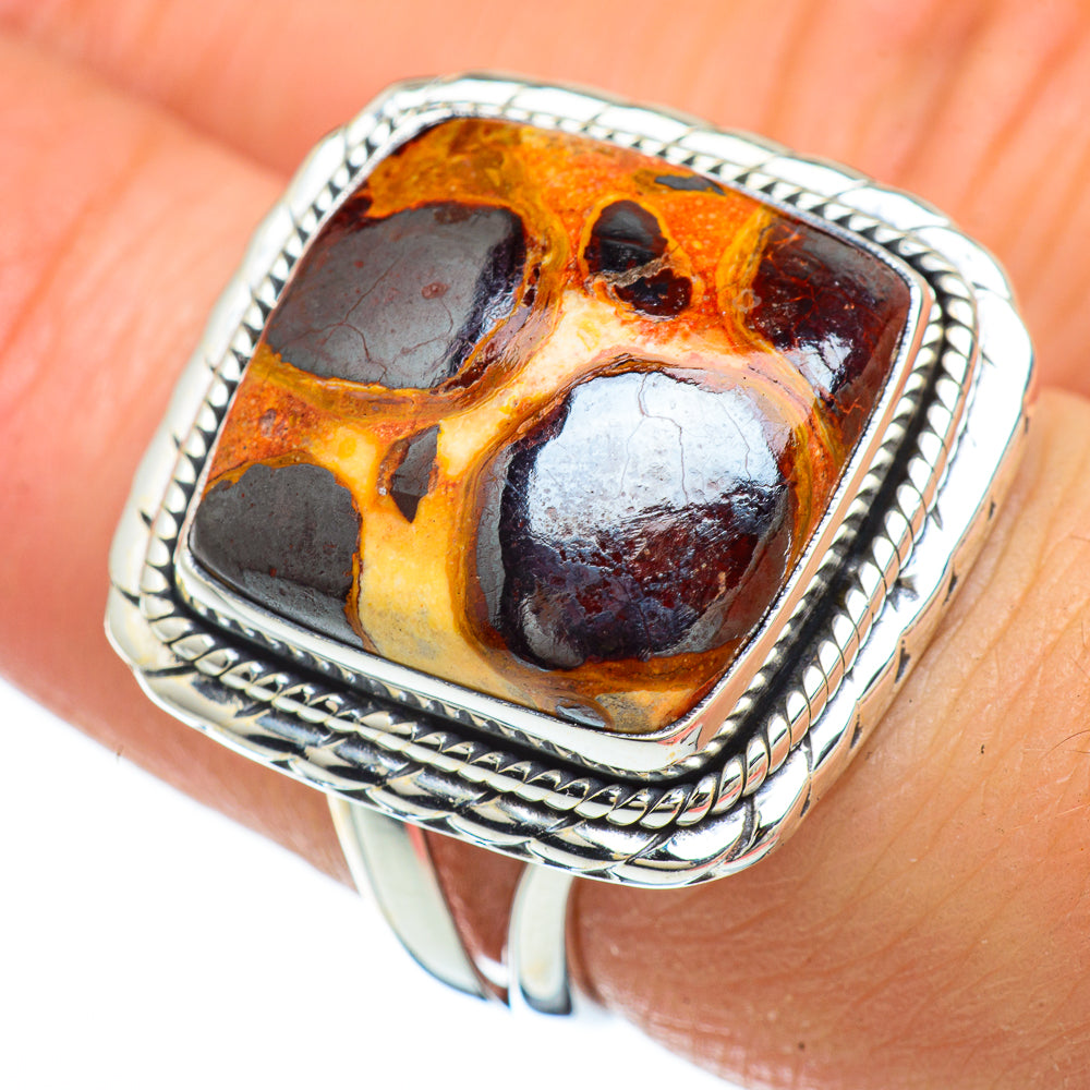 Chert Breccia Rings handcrafted by Anasilvercos - RING47966