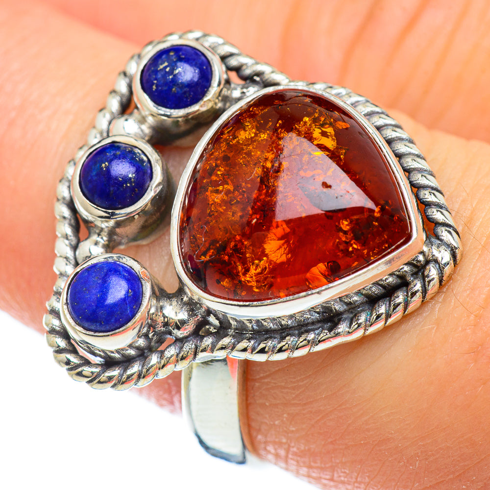 Baltic Amber Rings handcrafted by Anasilvercos - RING47969