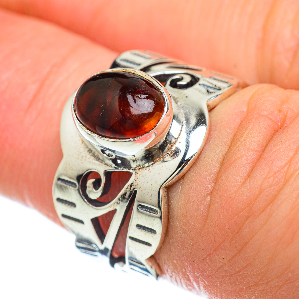 Baltic Amber Rings handcrafted by Anasilvercos - RING48038