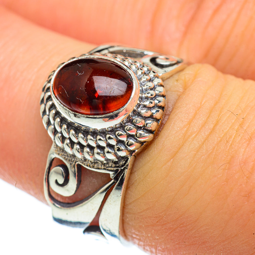 Baltic Amber Rings handcrafted by Anasilvercos - RING48098