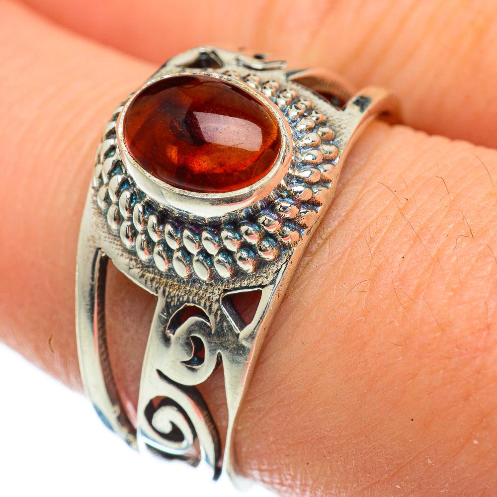 Baltic Amber Rings handcrafted by Anasilvercos - RING48129
