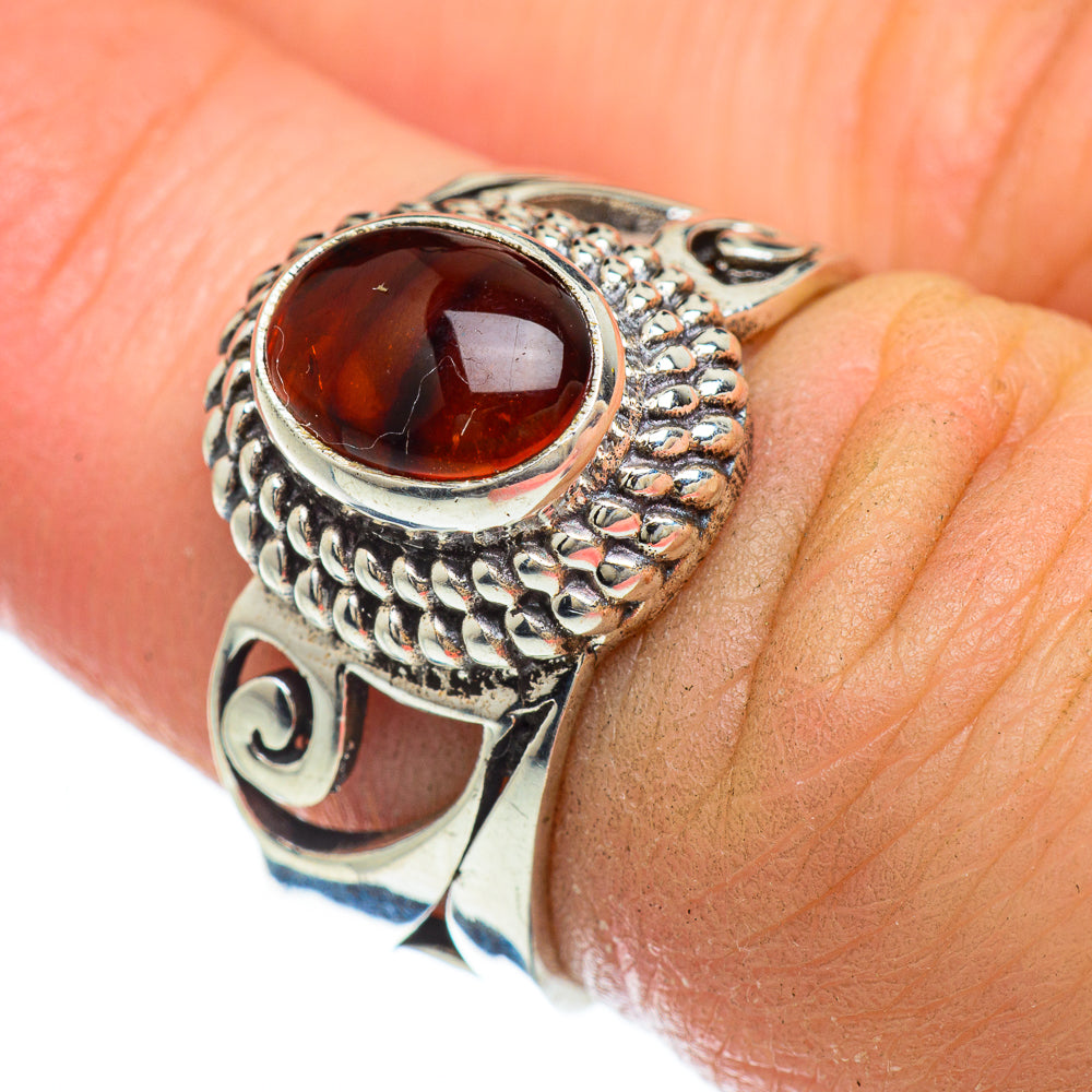 Baltic Amber Rings handcrafted by Anasilvercos - RING48158