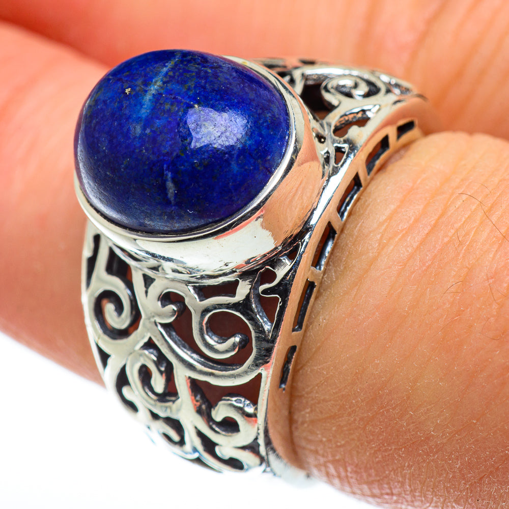 Lapis Lazuli Rings handcrafted by Anasilvercos - RING48581