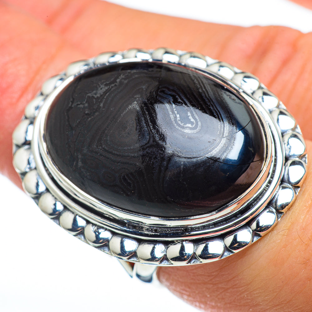 Psilomelane Rings handcrafted by Anasilvercos - RING48652