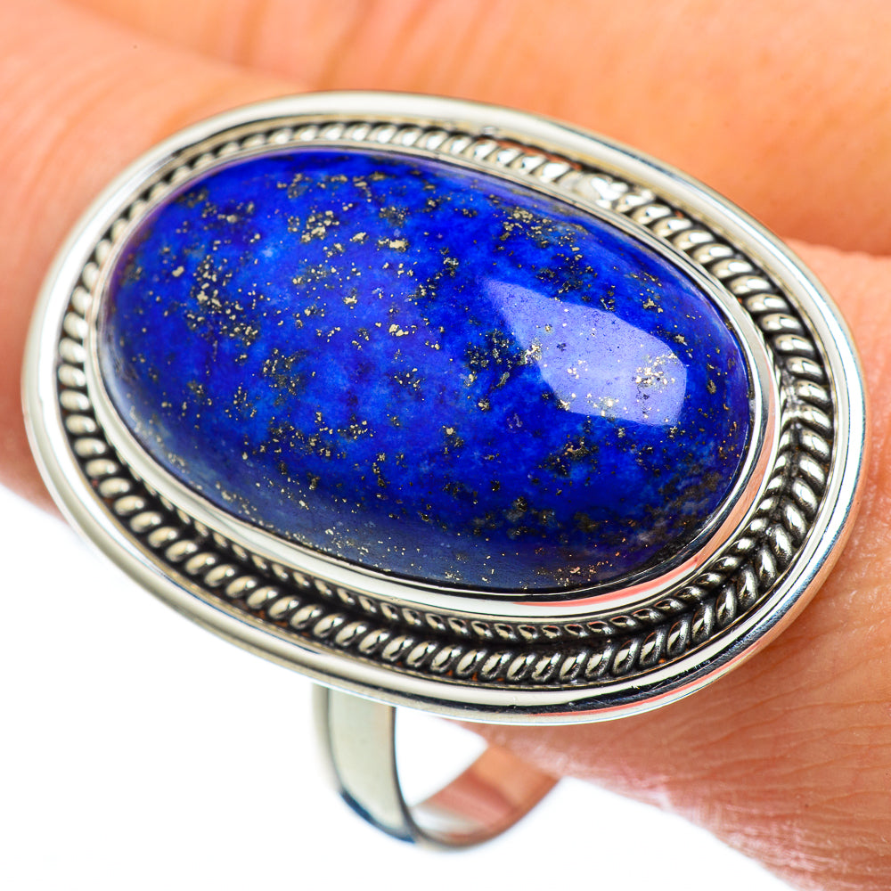 Lapis Lazuli Rings handcrafted by Anasilvercos - RING48667